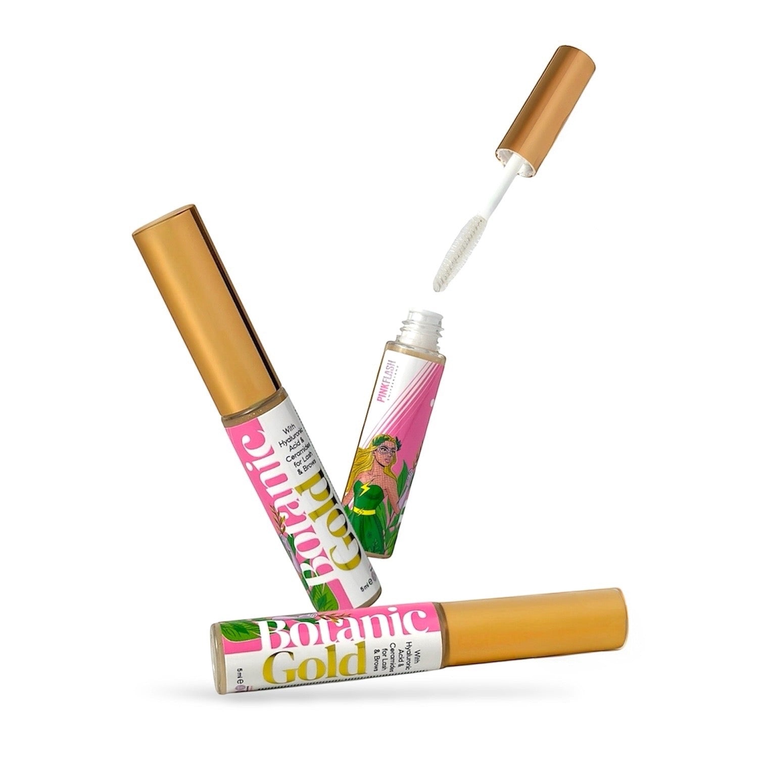 PinkFlash - Botanic Gold maskara (5ml)