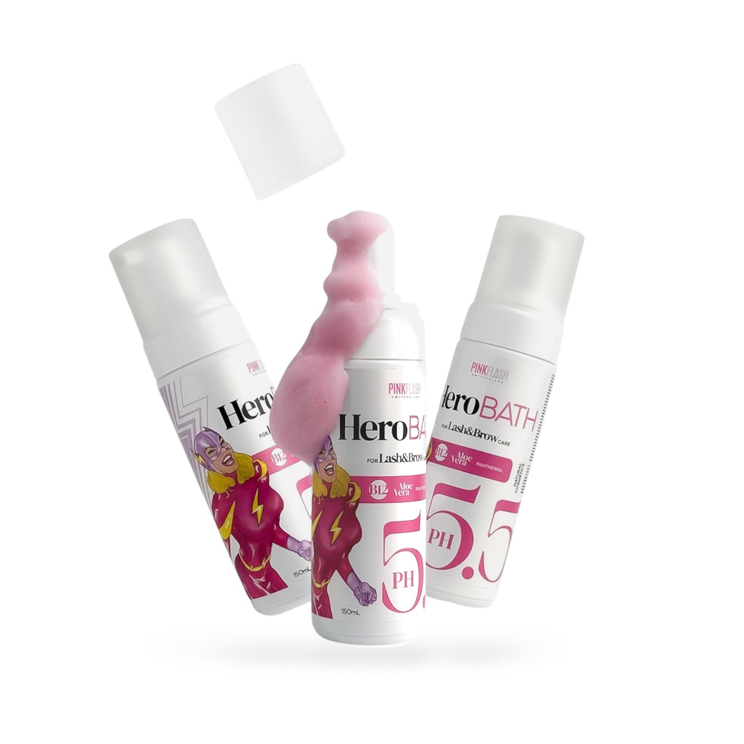 PinkFlash - Hero Bath cleansing foam 150ml