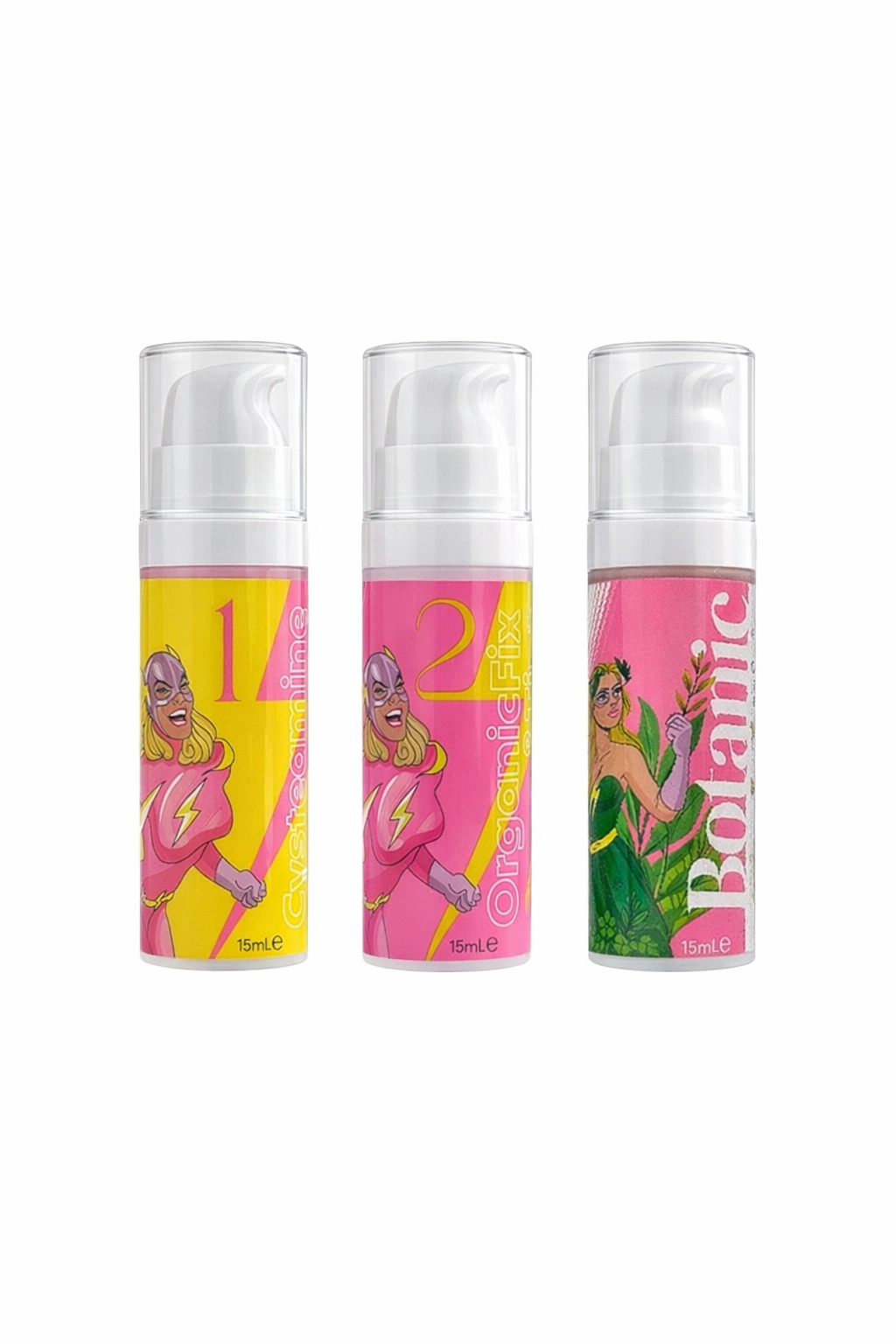 PinkFlash - Organic Flash set 3x15ml