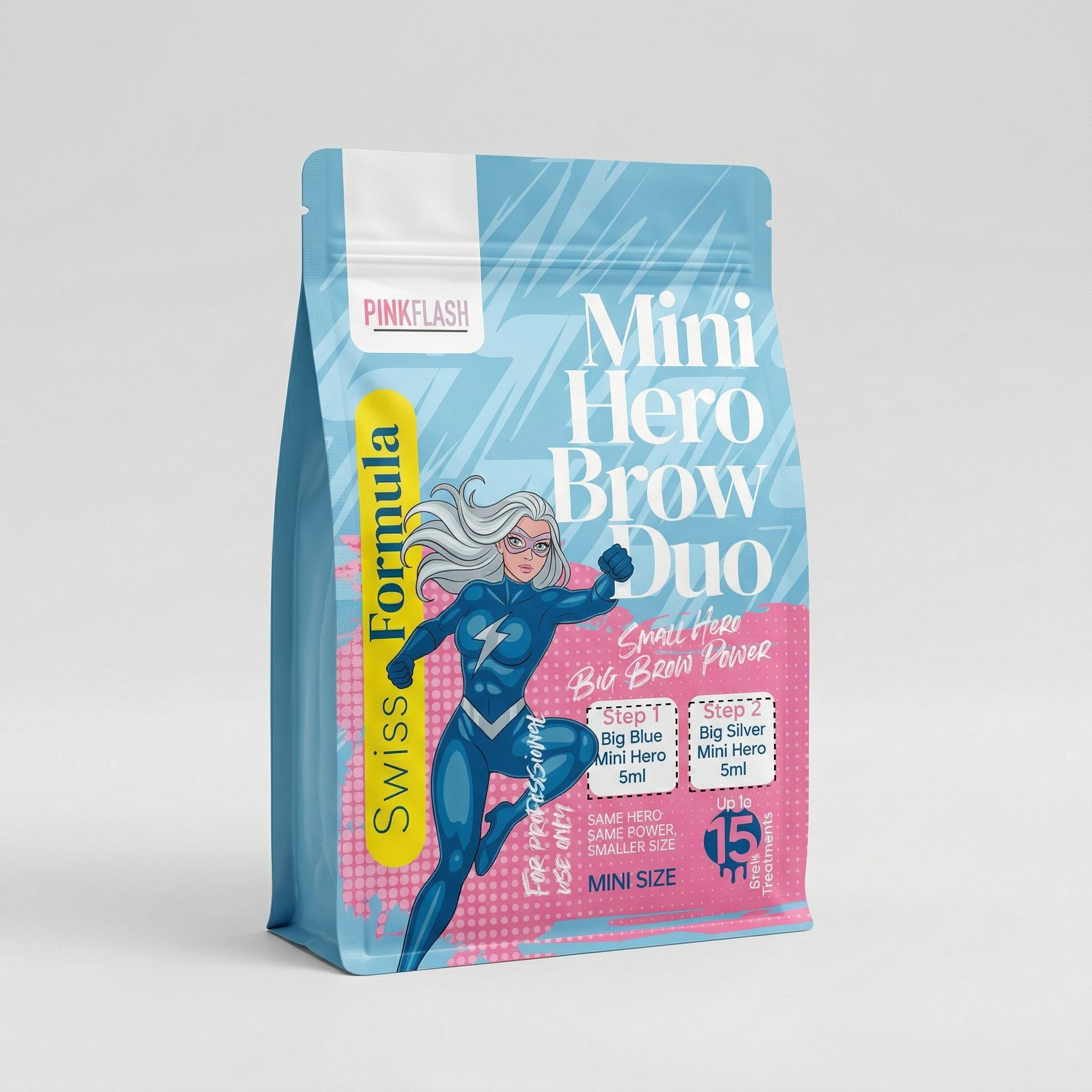 PinkFlash - Mini Hero Brow Duo 3x5ml